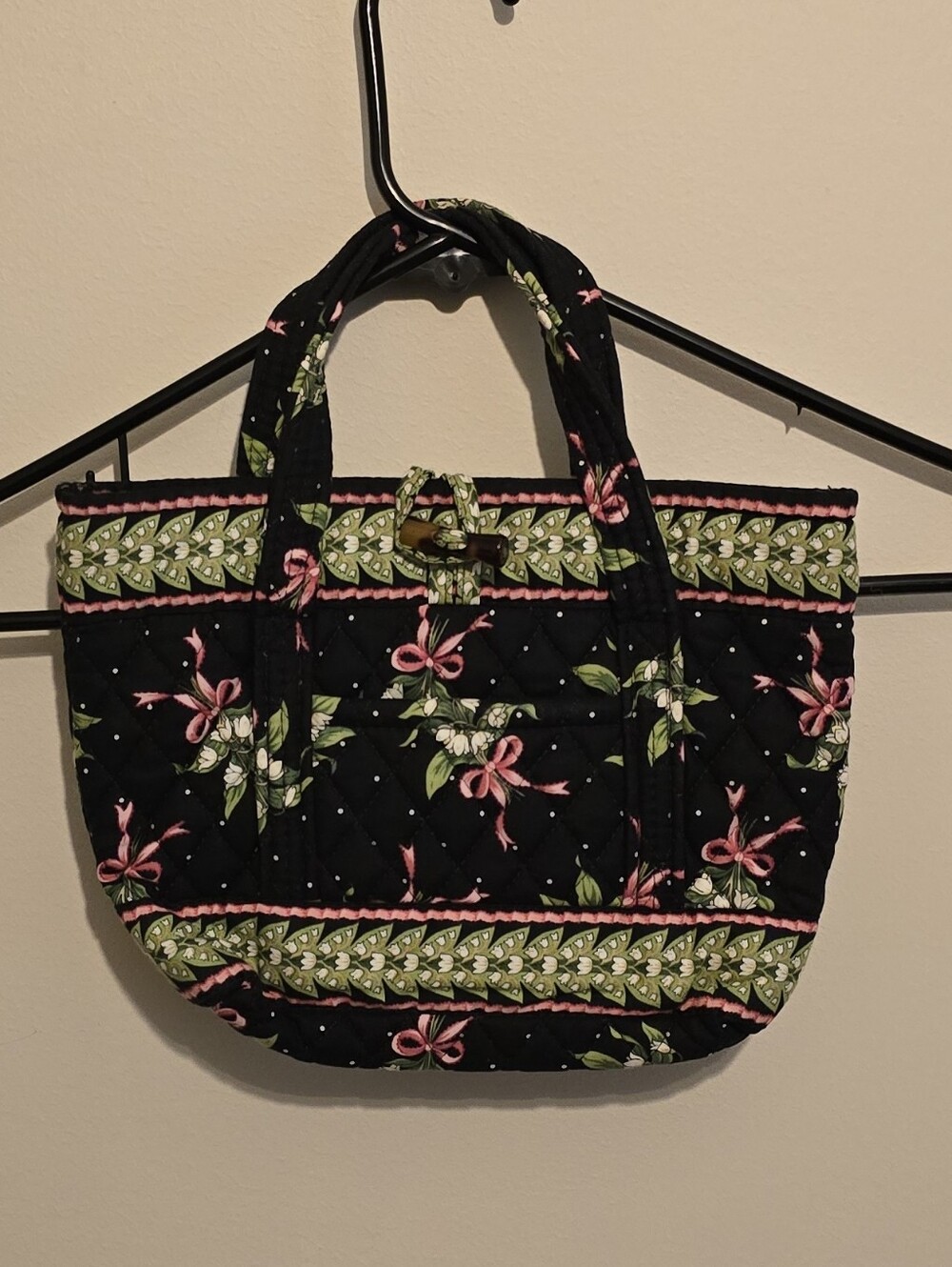 Vintage Vera Bradley New Hope Lily of the Valley Small Tote